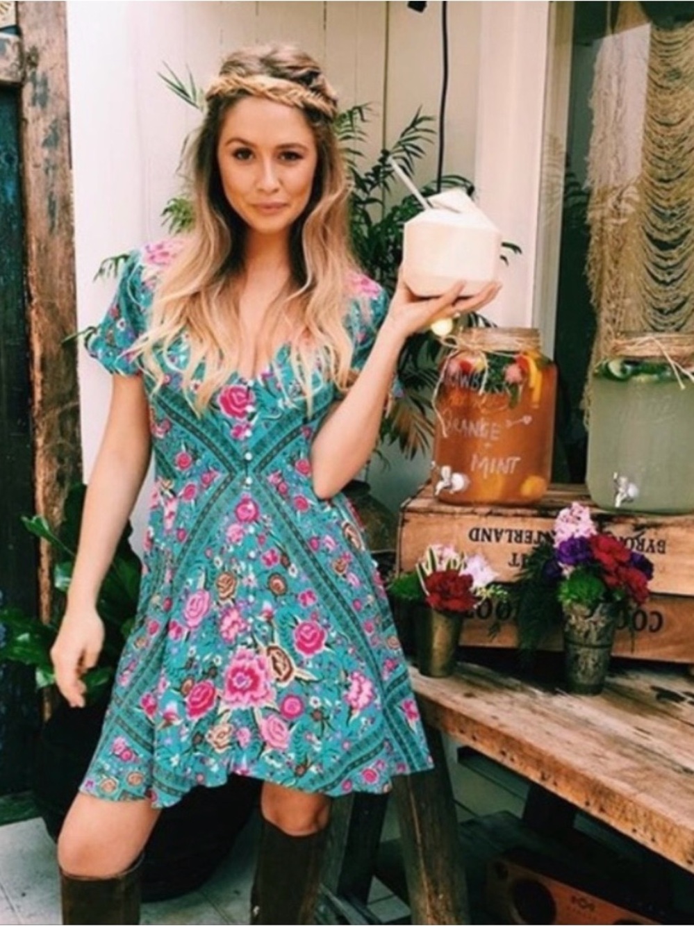 Spell & The Gypsy Turquoise Babushka Playdress